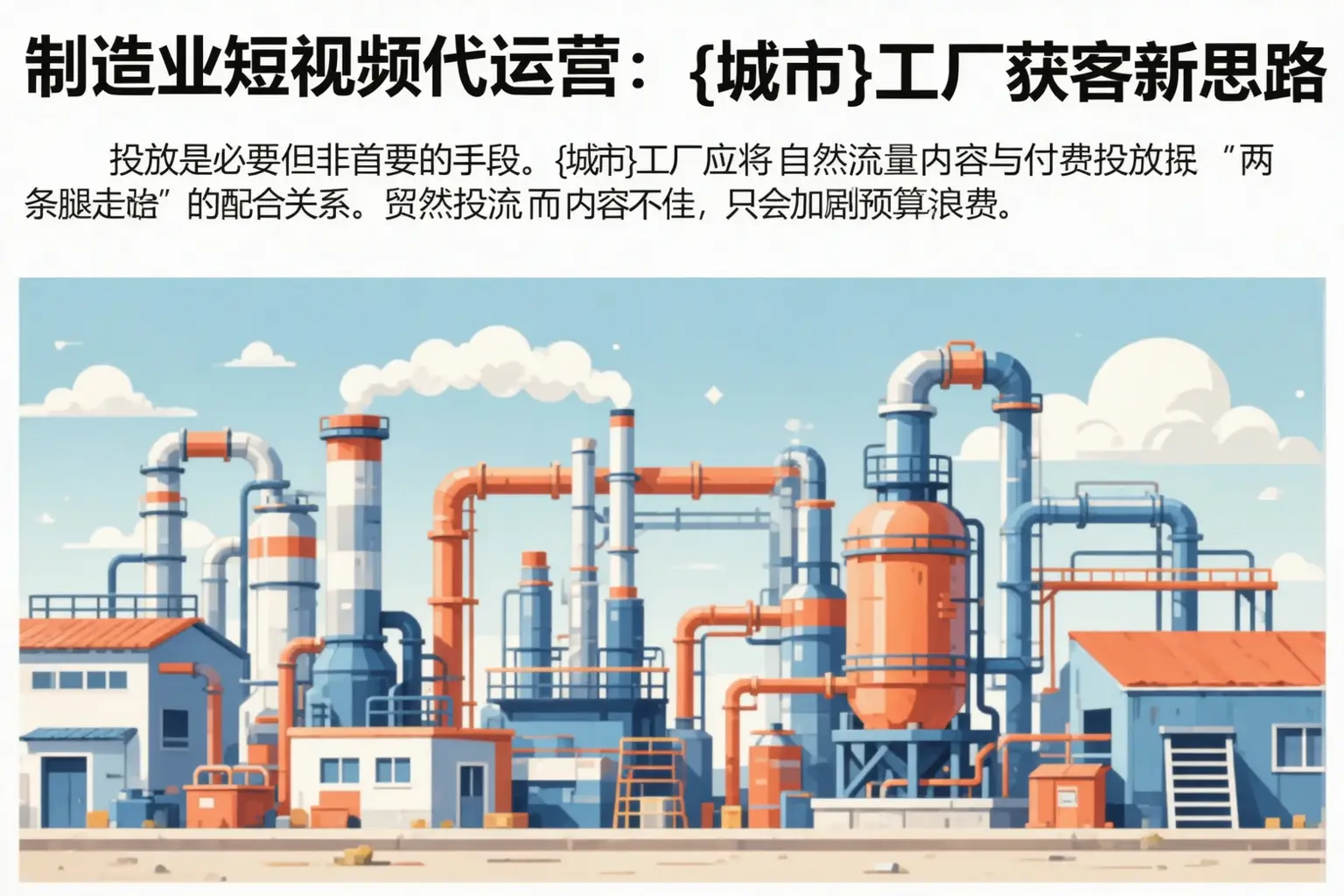 制造业短视频代运营：班戈工厂获客新思路